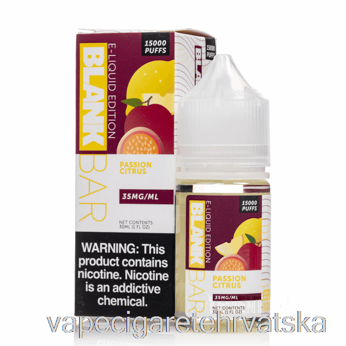 Vape Cigarete Passion Citrus - Blank Bar Soli - 30ml 50mg